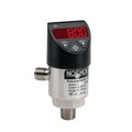 Noshok Electronic Indicating Pressure Transmitter/Switch, 2 NO or NC (PNP or NPN) Switches, 1/4 NPT Male Conn, 0 psig to 300 psig Adjustment, M12 x 1 (4 Pin) 800-1-2-300-2